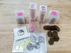 Item #202 — Wheat pennies,  clad quarters,  40 clad 1/2 dollars