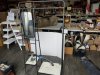 Item #118 — Display stand, approx 70 by 36 by 15 inch