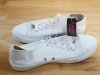 Item #721 — New womens White Canvas Sneakers, 8