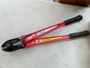 Item #39 — Red bolt cutters with black grips