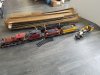 Item #77 — BACHMANN model trains/track, largest train car 16 by 7 by 5 inch
