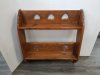 Item #706 — WOOD shelf approx 28 by 28 by 6 inch