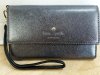 Item #12 — Metallic Gray Kate Spade Wallet, Like new, 6 in