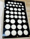 Item #85 — Vintage hard plastic type coin display