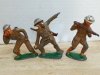 Item #5 — Antique WW1 metal toy soldiers, 4 in, good cond