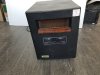 Item #190 — Infrared rolling heater, missing 1 wheel