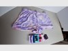 Item #584 — Purple Tie-Dye Shorts & BF Happy Socks