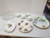 Item #715 — Plates, teacups and saucers
