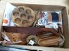 Item #195 — New Wooden kitchenware and flask box