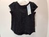 Item #616 — 12 month Black sequin short-sleeve shirt
