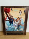 Item #39 — Birdman Signed Nuggets Photo Plaque, 12 in