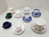 Item #150 — Teacups and saucers, great shape
