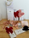 Item #176 — New Wine Gift Set with Bows and Napkins