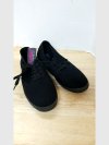 Item #614 — Black Ladies Canvas Sneakers size 8