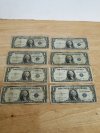 Item #41 — 8 Silver Certificates $1 Bills