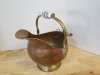 Item #138 — Vintage coal/ash bucket, approx 15 by 14 by 11 inch