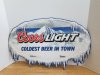 Item #121 — Tin beer sign, 26 by 16 inch