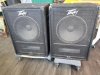 Item #120 — Peavey 118-SUB HC bass enclosures, each 36 by 26 by 20 inch