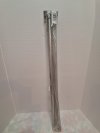 Item #638 — Silver Curtain Rod, 28 x 18 inch