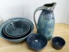 Item #240 — Pottery,  one piece repaired, rest exc c