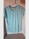 Item #648 — Light Blue Women's Crewneck T-Shirt, size large