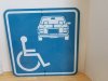 Item #130 — Metal sign 18 by 18 inch