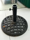 Item #81 — Black Metal Umbrella Base, Heavy, 18 in