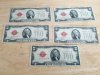 Item #43 — Five 1928 $2 Bills