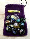 Item #1 — Vintage Pokemon #27 Sandshrew Marbles, exc cond