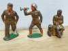 Item #10 — Painted metal military toy soldiers, WWI, 4 in