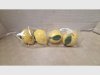 Item #719 — 2 Sets of Yellow Lemon Salt and Pepper Shakers