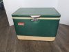 Item #113 — VINTAGE Coleman cooler, approx 18 by 14 by 12 inch