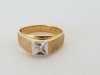 Item #71 — 14K Gold ring with diamond, 4.5 g, 10 - RESERVE NOT MET
