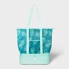 Item #145 — New Cooler Tote Palm Printed Mesh - Sun Squa