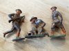 Item #4 — WWI metal soldier figures, 4 in