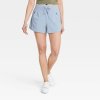Item #580 — New Women\'s Stretch Woven Mid-Rise Shorts 4\", S