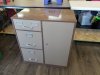 Item #201 — METAL cabinet, 34 by 30 by 18 inch
