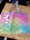 Item #73 — New Rainbow Mermaid Scale Tote, 20 in