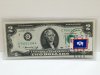 Item #77 — 1976 $2 Chicago, Unc, 1st day Issue stamped Wyoming photo 1 of 6