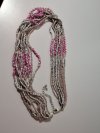 Item #425 — Multi strand beaded necklace