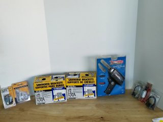 Item #304 — Tool Lot - Brackets & Soldering Gun photo 1 of 6