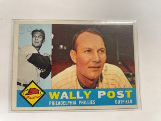 Item #54 — 1960s Wally Post Phillies Baseball Card photo 1 of 2