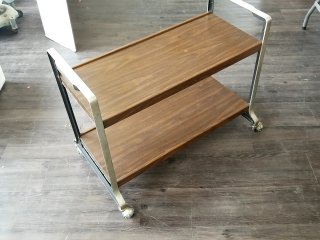Item #272 — ROLLING cart approx 32 by 22 by 14 inch photo 2 of 2