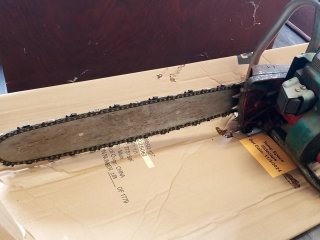 Item #265 — HOMELITE 700 Chainsaw, 22 inch blade, sells as is photo 4 of 4