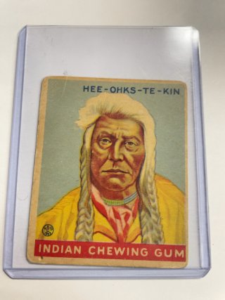 Item #53 — Hee-Ohks-Te-Kin Indian Gum Card photo 1 of 2