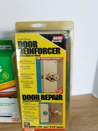 Item #306 — Ryobi Laser Level, Pipe Heat Cable, Door photo 4 of 4