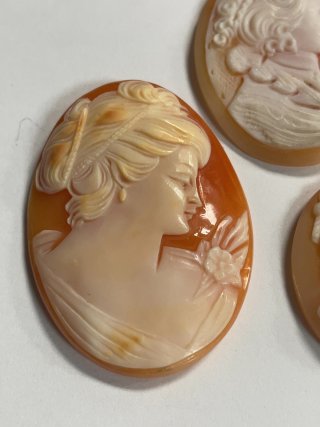 Item #59 — Three Cameo Brooches photo 4 of 5