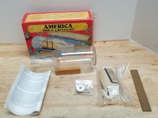 Item #213 — Vintage America Ship in a Bottle Kit photo 2 of 2