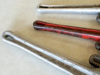 Item #78 — Vintage Ridgid Pipe Wrench Set photo 3 of 3