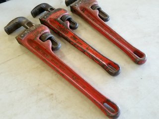 Item #86 — Three Ridgid Pipe Wrenches photo 3 of 3